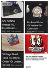 Vintage Masonic Pin Tucson Jesters Royal Order Freemason Enamel Coyotes 1990 Roj
