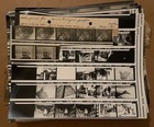25 Vtg 1950s   1960 B w Photo Snapshot Contact Sheets   Negatives Photography