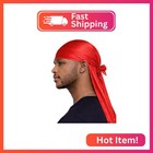 Mdstyle Premium Silky Durag For Men   Women Satin Dorag Long Tail Durags Head Wr