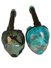 2 Full Face Snorkel Masks S m Anti-fog 180   Panoramic Diving Mask W Bag   Tube