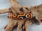 Antique 9 Eyes Tibetan Agate Dzi Bead For Necklace Pendant Bracelet Gzi Bead G
