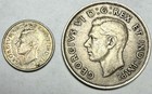 1937 Canada Silver Half Dollar 50 Cent   1943 10 Cent Better Date condition  80 