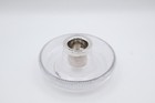 Unusual Antique Silver Mounted Glass Match Striker Hallmarked London 1894