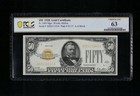 Sc 1928  50 Fr 2404 Gold Certificate Pcgs 63 - Blazing Gold Color  143a 