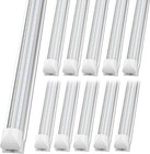 Etl 8ft Led Shop Lights 10-pack 100w 15000lm 6500k Cool White T8 Led Tubes Bulbs