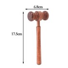 Brown Handmade Wooden Gavel  Auction Gavels  Vintage Judge Gavel  Props And Clot