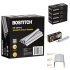 Bostitch B8 Staples 1 4   6mm  20 000 High Carbon Steel  4 Packs Of 5000 Each 