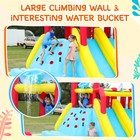 Inflatable Water Slide 7 In 1 Bounce House Water Park With 750w Blower For Kids