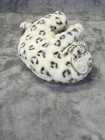 Vtg Hansa Creation Snow Leopard Cub Sleeping Realistic Animal Plush France 13 