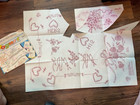 Vintage Sewing Embroidery Pattern Lot Vogart Aunt Martha   s Iron Transfers