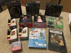 14 Action Figure Lot Ryu Souls Lotr Mario Luigi Optimus Hawkgirl Spawn