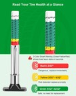 Tire Tread Depth Gauge   Pencil Tire Pressure Gauge 10-75 Psi  Calibrate