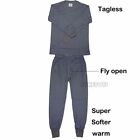 Mens Cotton Top   Bottom 2pc Set Waffle Knit Thermal Long Johns Underwear  2110 