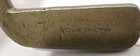 Antique Spalding Special Hickory Wood Shaft Gun Metal Bronze Putter Golf Club