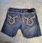 Big Star Vintage Collection Women s Blue Denim Cut Off Shorts 27 Mid Rise 5p