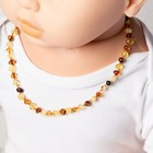 Certified Natural Multicolour Baltic Amber Necklace     For Babies  Kids  And Teen