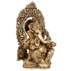 Brass Ganesh Idol Statue Elephant Murti God Ganesha Vinayak Ganpati 8 