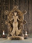 Hecate Statue Resin Statue Of Goddess Hecate With Pentagram