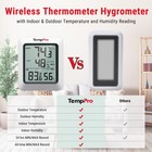 Temppro Tp60 Digital Hygrometer Outdoor Thermometer Wireless Temperature And    