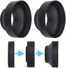 67mm Camera Rubber Lens Hood Collapsible In 3 Steps Shade shield