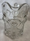 Rare Us Glass Co  Alabama beaded Bullseye   Drape Pattern 5    Creamer Antique