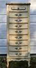 Vintage French Provincial Lingerie Chest Of Drawers Mid Century Furniture 