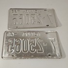 Iowa 1968 License Plates Pair set Of 2 Matching Plates Number 7 25065