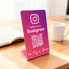 Nfc 215 Programmable Google Review Card Qr Code Stand