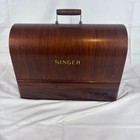 Singer 99 Sewing Machine Ac895091 Bentwood Case Knee Lever Attachments Working