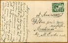 Latvia 1937 Greetings Postcard W riga  g   Cancel
