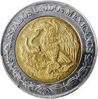 Er231 Mexico Mint Error -stuck With Two Obverse Dies -- Peso  Pcgs Ms66