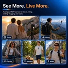 4k Mini Body Camera 64gb Waterproof Motorcycle Pov Helmet Cam For Cycling Sports