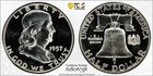 1957 Franklin Half Dollar Proof Pcgs Pr 68 Pf Gold Shield Holder Coin 50c