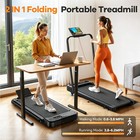 Walking Pad With Incline 10  Treadmills For Home Walking Pad With Handle Bar