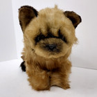Vintage 1983 Applause Avanti Cat Tan Black Lifelike Plush Stuffed 12 