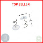 Bedskirt Pins spiral Push Pins clear Heads Twist Pins 50pcs 0 75inch  Upholstery