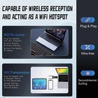 1800mbps Wifi 6 Ax1800 Dual-band Usb 3 0 Wireless Adapter For Pc Desktop
