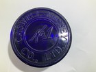 Vtg Caswell-massey Elixir Of Love No  1 Cobalt Blue Glass Perfume Powder Jar