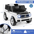 Licensed Mercedes-benz Eqg Kids Ride On Car W  Remote Control Detachable Battery