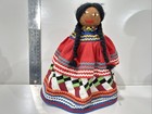 Vintage   Miccosukee Seminole Indian Handmade 6 5 Inch Patchwork Doll