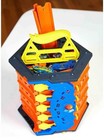 Hot Wheels Roll Out Raceway Track Set  Storage Bucket Unrolls Into 5-lane - New