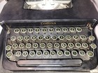 1930s Corona Standard Portable Manual Typewriter Black W Carrying Case As Is