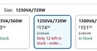 Ske Sk1250 1250va 720w Ups Battery Backup   Surge Protector - Uninterruptible   