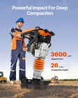 Vevor 6 5 Hp 196cc Jumping Jack Vibratory Rammer Tamper Compactor Fuel Power