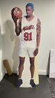 Vintage Dennis Rodman Mistic Juice Basketball Cardboard Cutout Life Size 6 5 Ft