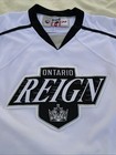 Ccm Ahl Ontario Reign La Kings Minor League Hockey White Jersey Mens Medium