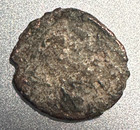 Ancient Roman Provincial Greek Bronze Coin 14mm 2 8g Heavy Patina