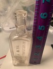 Vintage Mckesson   Robbins Ny 6    Clear Glass Medicine Apothecary Bottle Rare 