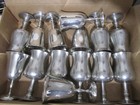 Set Of 14 Vintage English Pewter Goblets Various Makers Wallace  Bpc  Sheffield