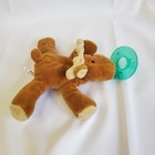 Wubbanub Baby Pacifier Brown Moose Infant Soothie Plush Lovey Genuine Mary Meyer